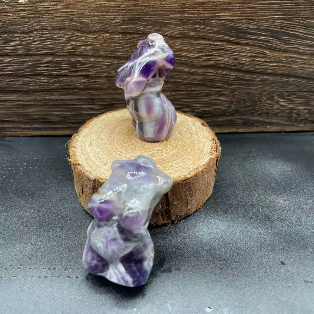 1.5 inch natural semi-precious stone pregnant fat female model