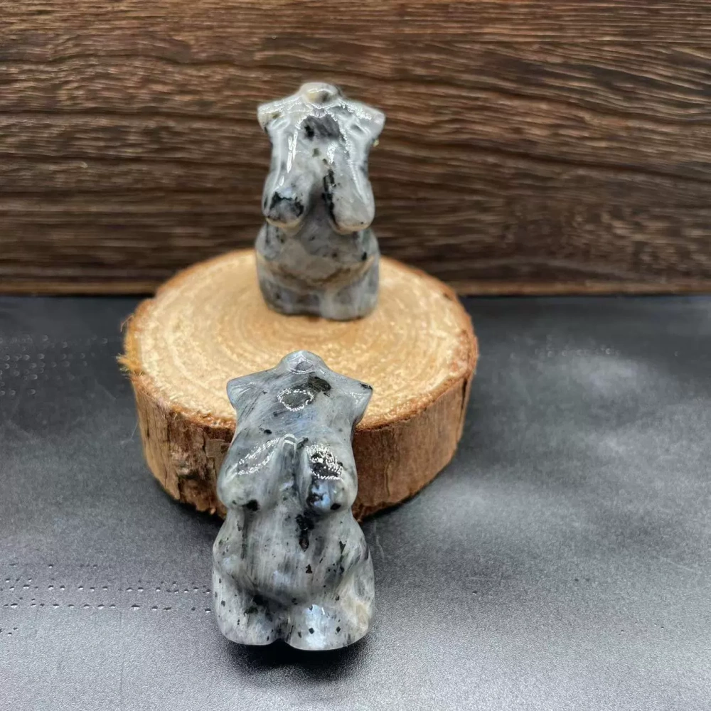 1.5 inch natural semi-precious stone pregnant fat female model
