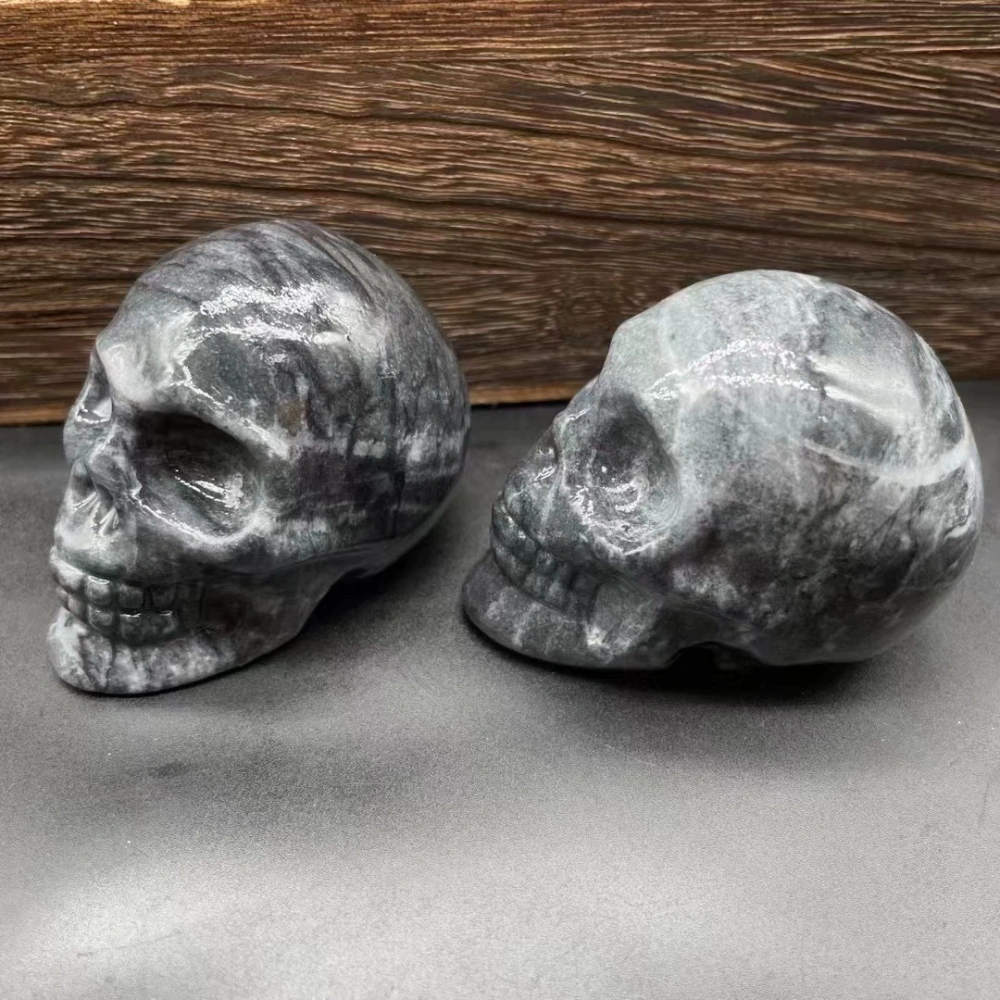 7cm Natural Stone Skull