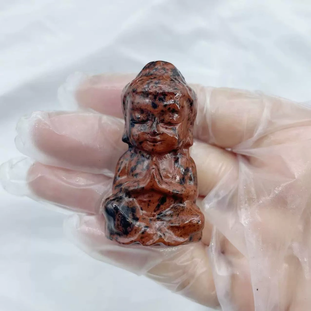 5cm natural stone semi-precious stone baby Buddha Tathagata small Buddha statue Sakyamuni Buddha statue