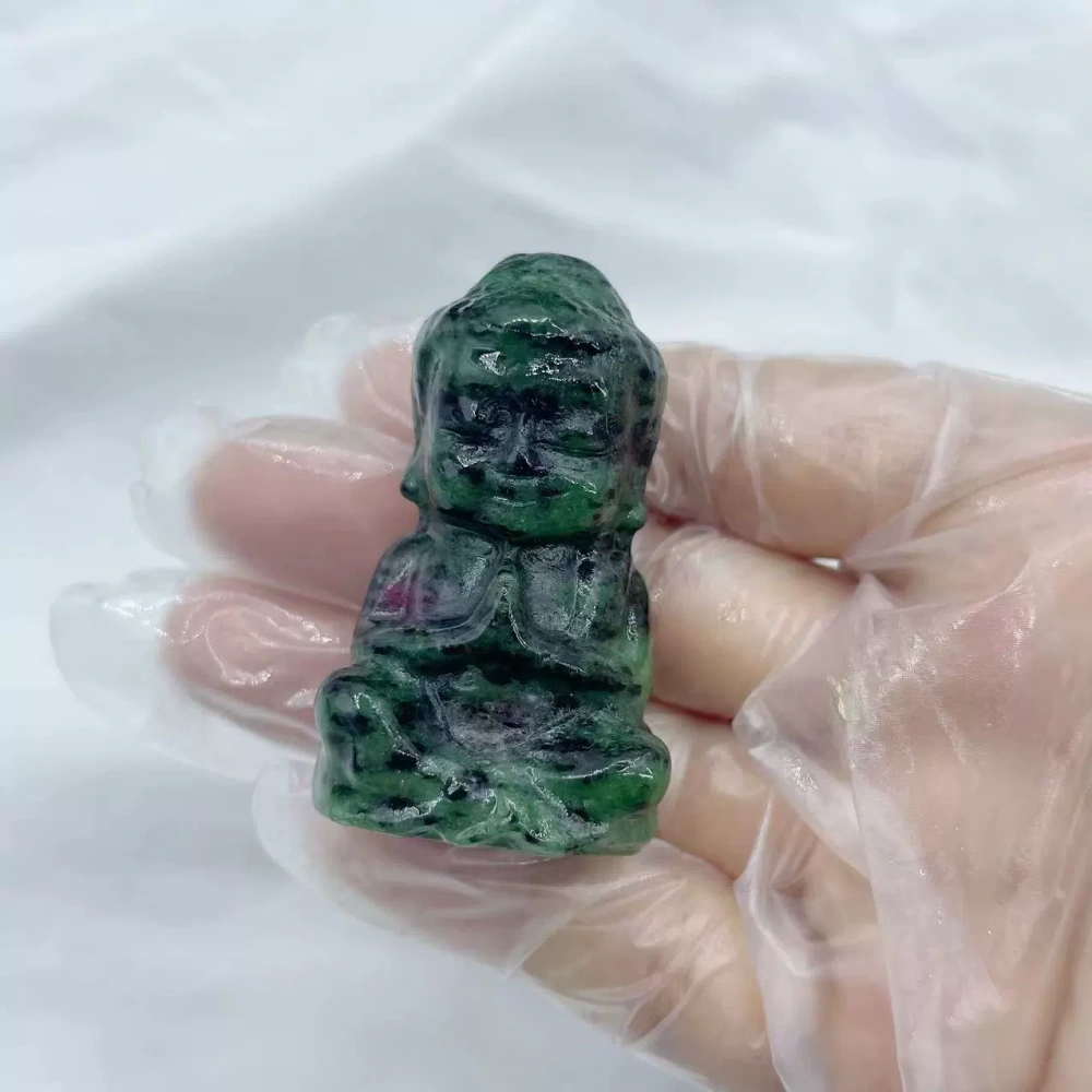 5cm natural stone semi-precious stone baby Buddha Tathagata small Buddha statue Sakyamuni Buddha statue