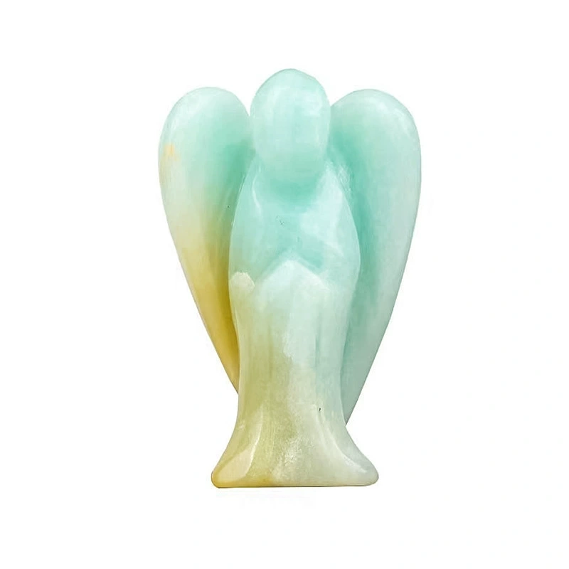 Natural crystal raw stone oval handle piece energy hot compress stone spa essential oil stone soap stone