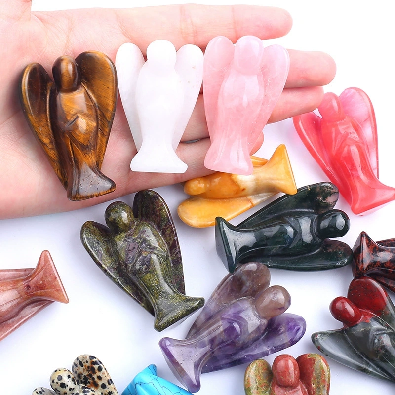 Natural crystal raw stone oval handle piece energy hot compress stone spa essential oil stone soap stone