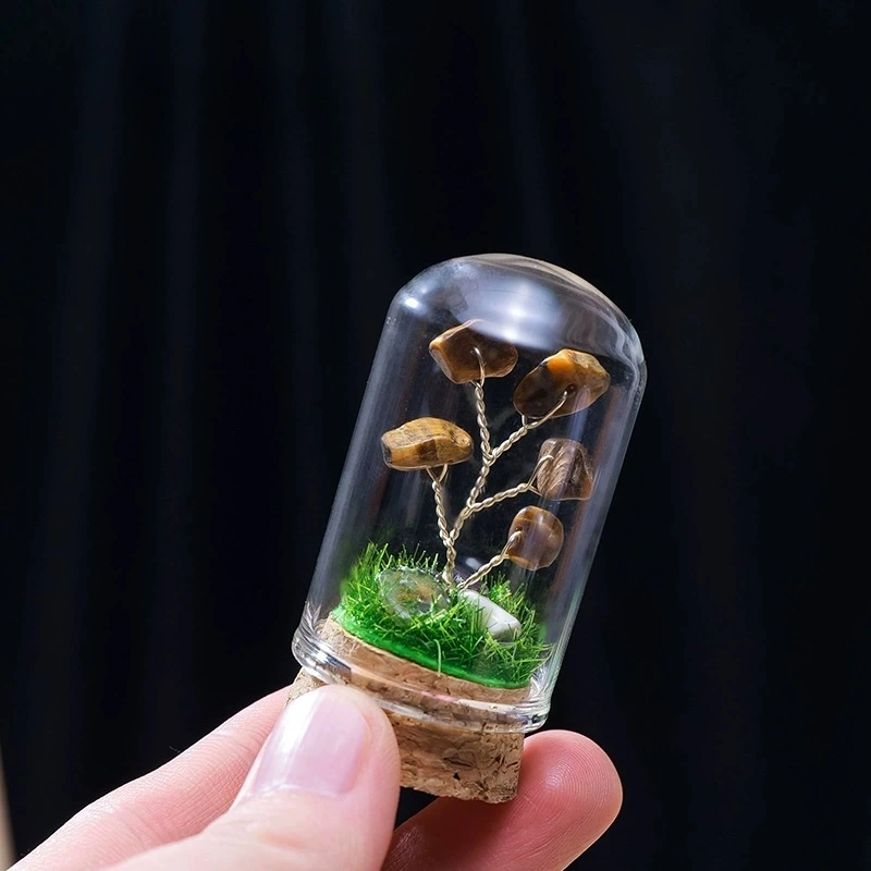 Natural crystal gravel crystal tree micro landscape mine ornaments
