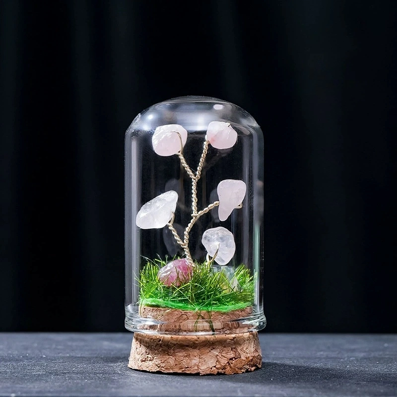 Natural crystal gravel crystal tree micro landscape mine ornaments