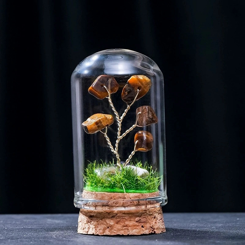 Natural crystal gravel crystal tree micro landscape mine ornaments