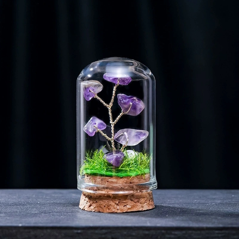 Natural crystal gravel crystal tree micro landscape mine ornaments
