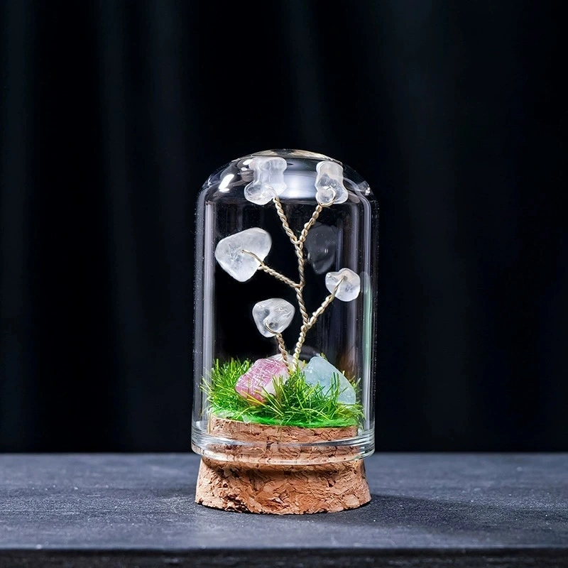 Natural crystal gravel crystal tree micro landscape mine ornaments