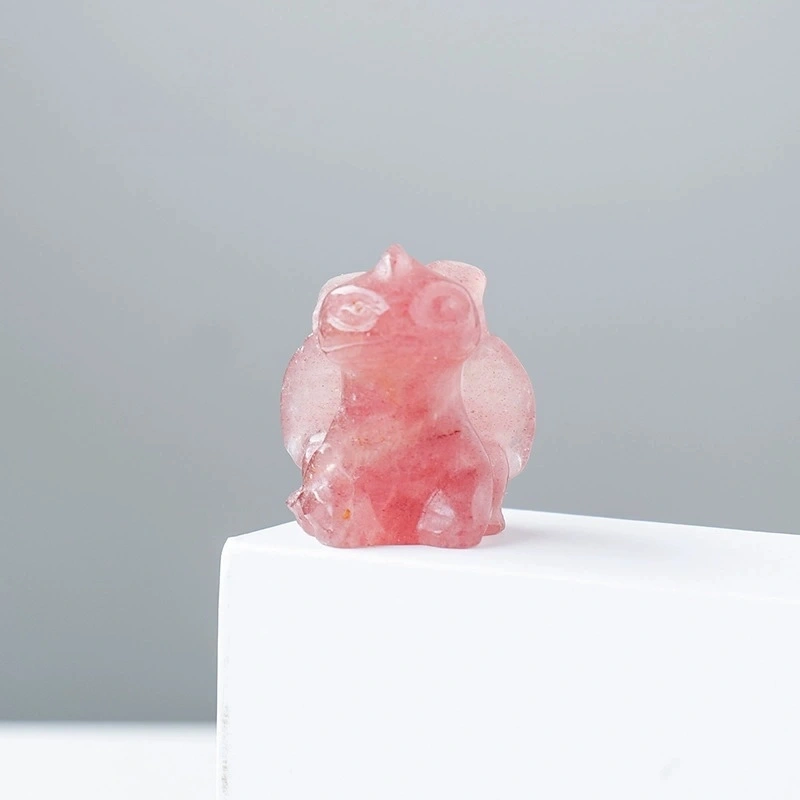 Natural crystal toothless carving crystal animal children's gift