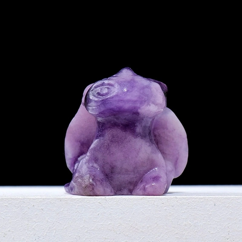 Natural crystal toothless carving crystal animal children's gift