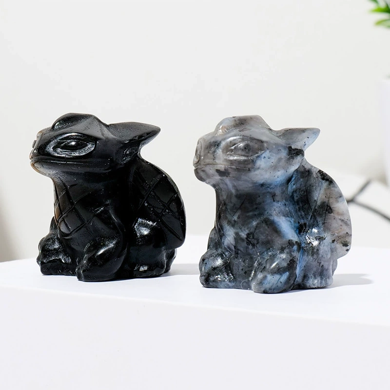 Natural crystal toothless carving crystal animal children's gift