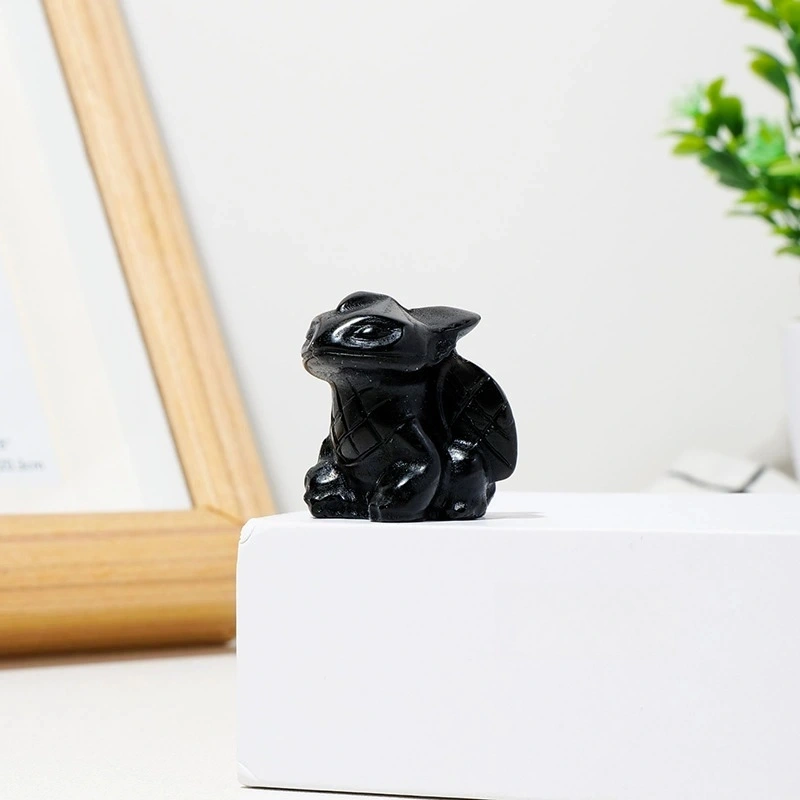 Natural crystal toothless carving crystal animal children's gift