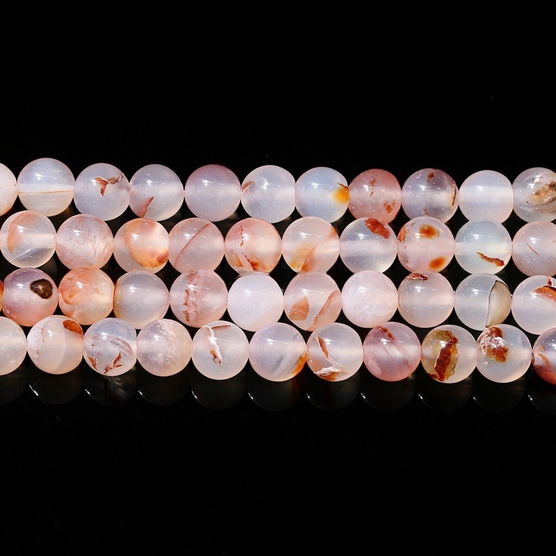 Multicolor agate loose beads jewelry accessories diy beads