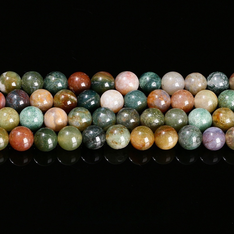 Multicolor agate loose beads jewelry accessories diy beads