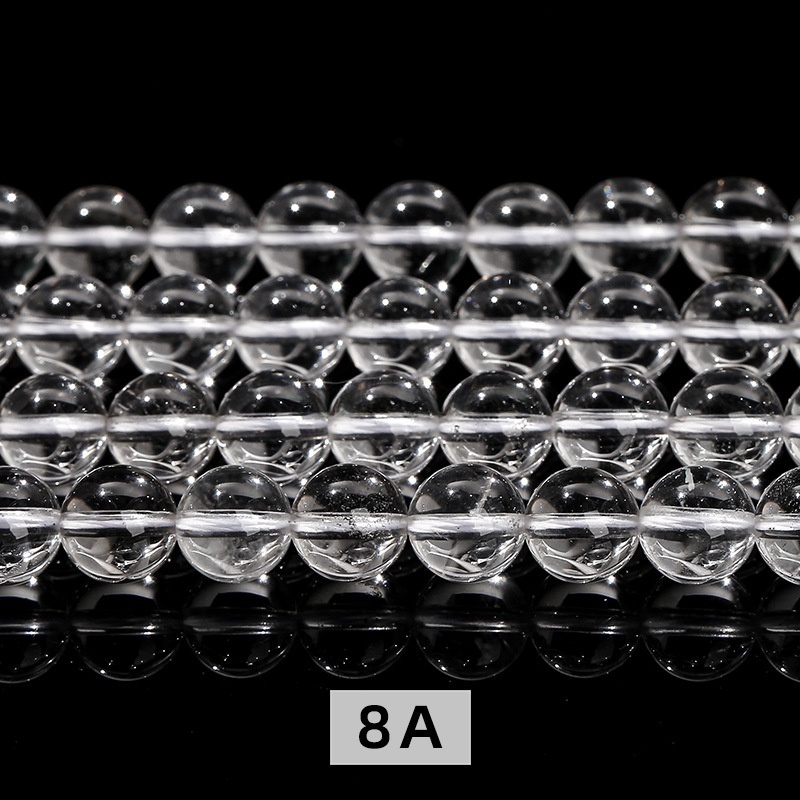 Natural clear quartz loose beads diy jewelry accessories beads