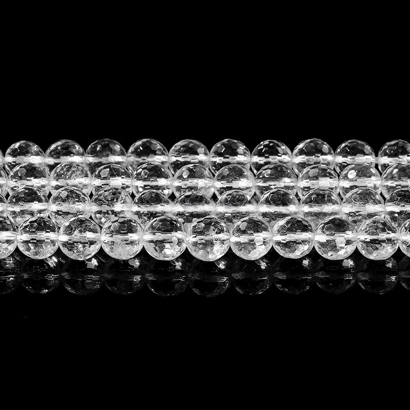 Natural clear quartz loose beads diy jewelry accessories beads