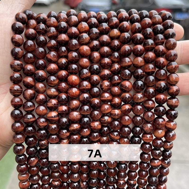 Natural tiger eye stone loose beads diy jewelry accessories round beads