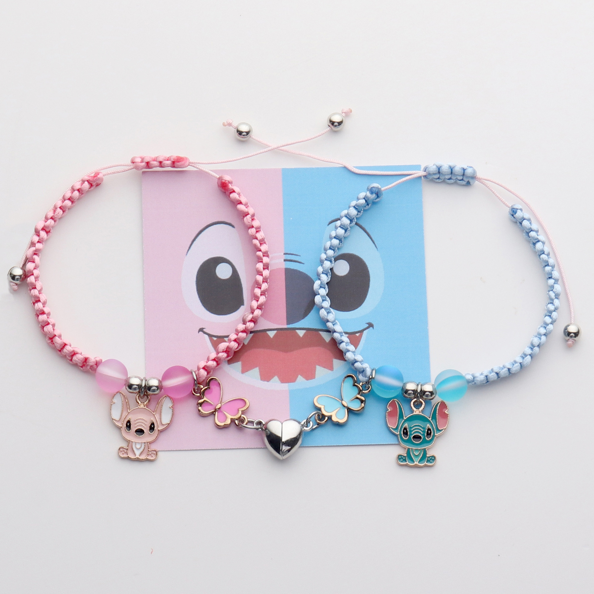 Couple hand-woven bracelet Stitch woven love magnetic Stitch bracelet set