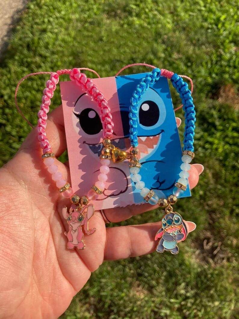Couple hand-woven bracelet Stitch woven love magnetic Stitch bracelet set