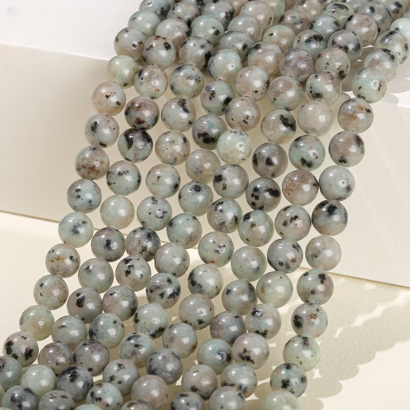 Natural Tianshan orchid stone loose beads DIY jewelry accessories