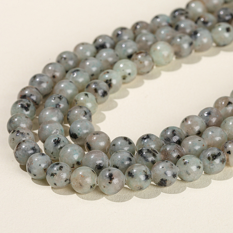 Natural Tianshan orchid stone loose beads DIY jewelry accessories