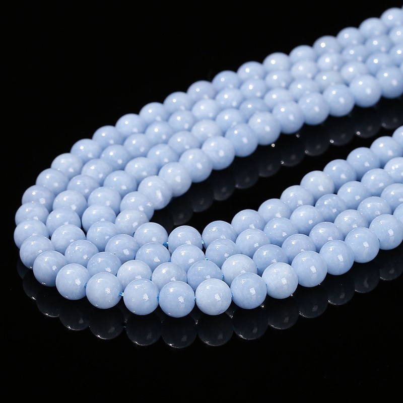 Natural Angel Stone Loose Beads DIY Jewelry Accessories