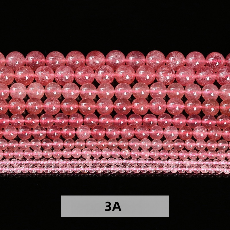 Natural strawberry wafer beads loose beads diy jewelry accessories