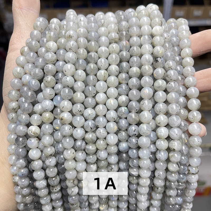 Natural strong light gray moonlight scattered beads crystal diy jewelry accessories