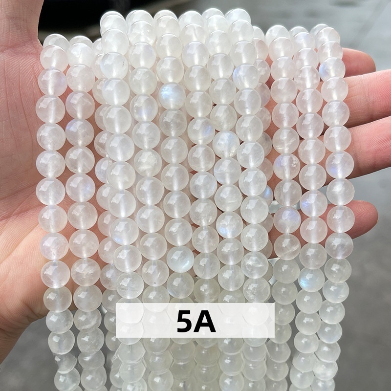 Natural blue moonlight loose beads jewelry accessories diy beads