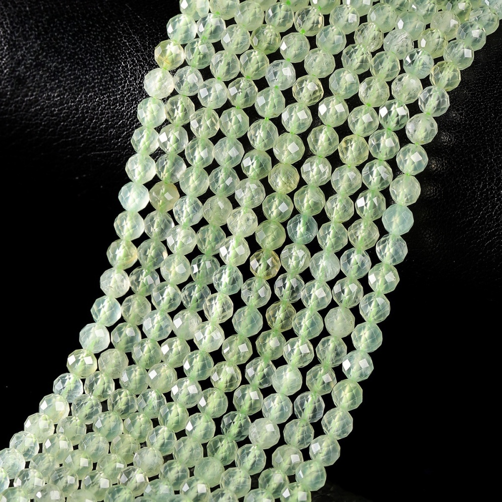 Natural grape stone cut hole loose beads faceted semi-finished beads