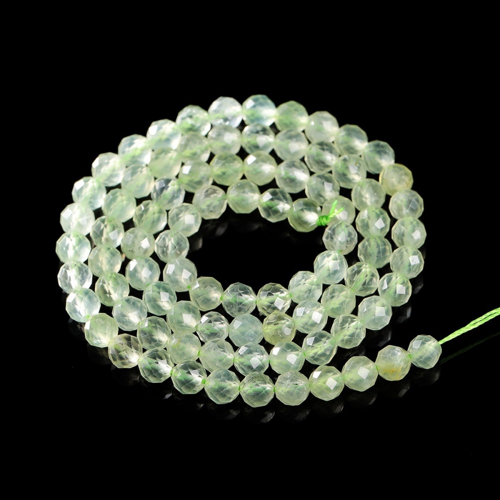 Natural grape stone cut hole loose beads faceted semi-finished beads