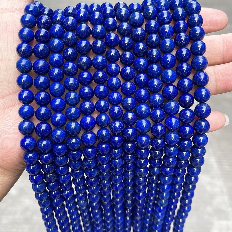 Natural lapis lazuli loose beads jewelry accessories diy beads
