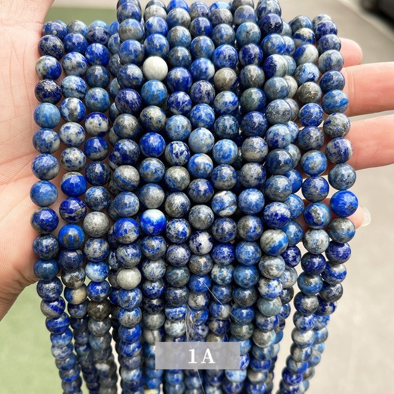 Natural lapis lazuli loose beads jewelry accessories diy beads