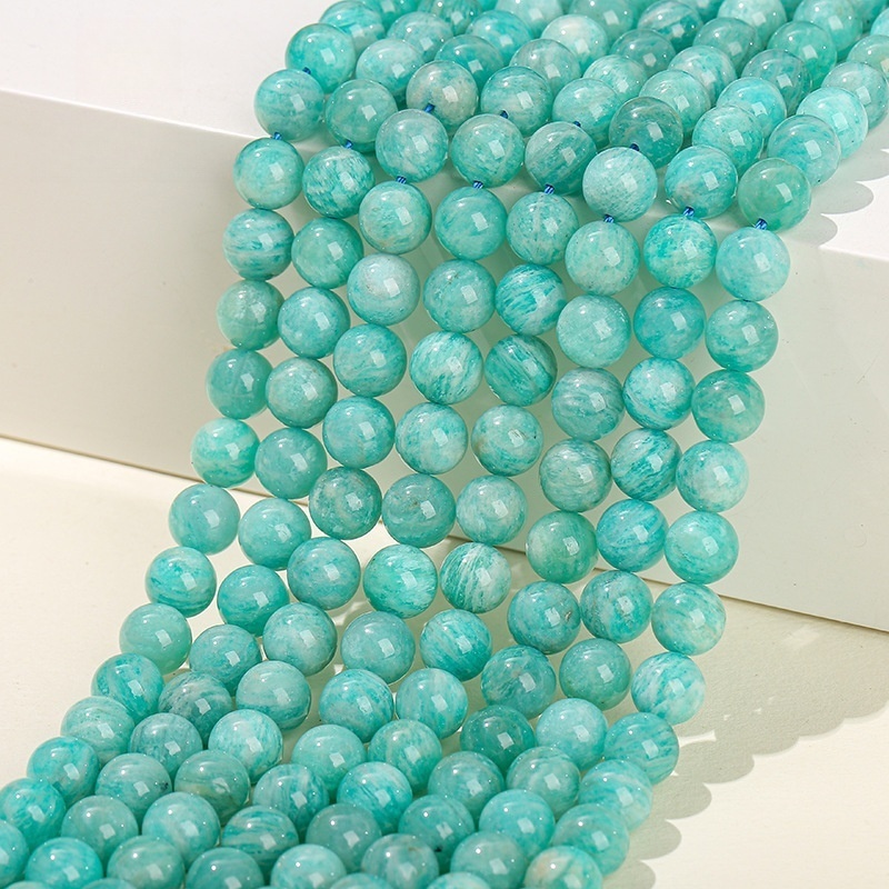Natural Amazonite loose beads jewelry accessories DIY beads