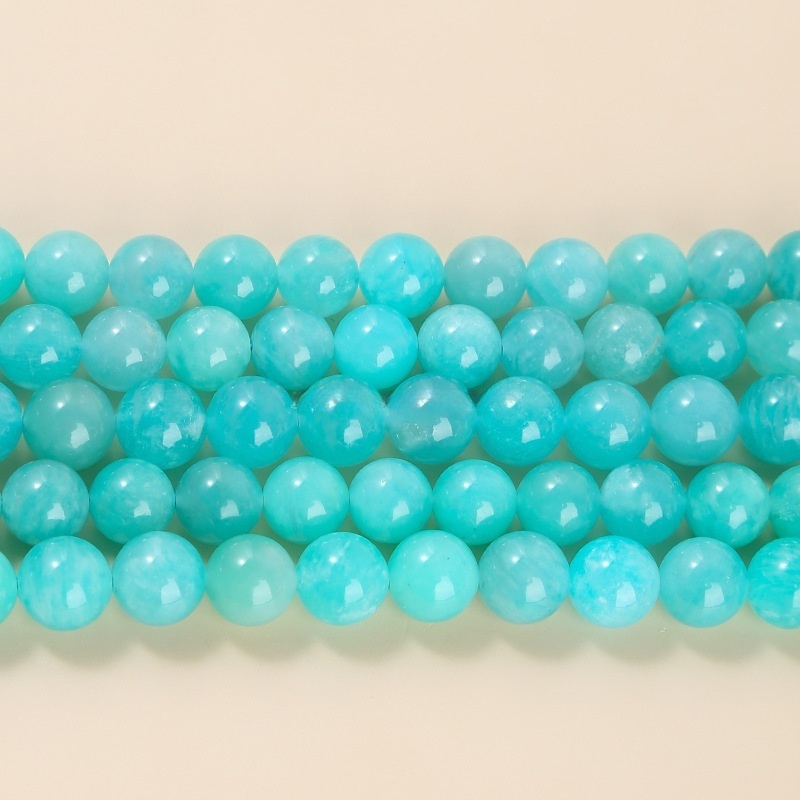 Natural Amazonite loose beads jewelry accessories DIY beads
