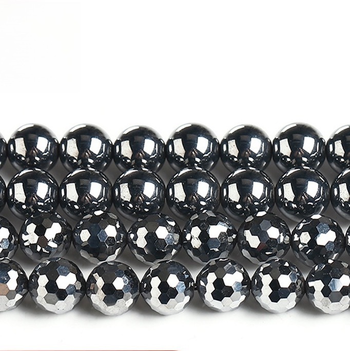 Natural terahertz loose beads jewelry accessories diy beads