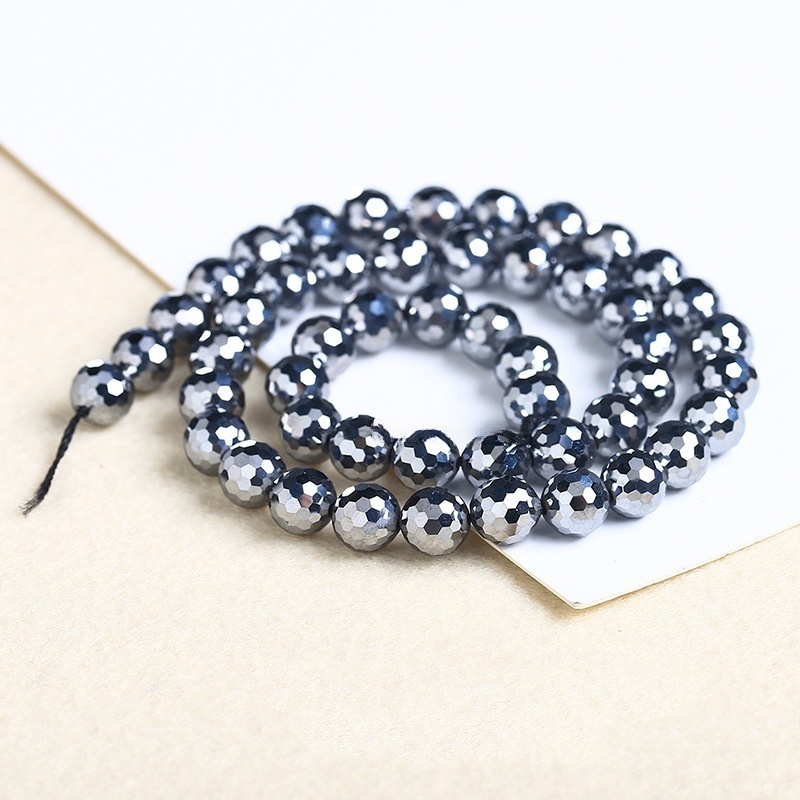 Natural terahertz loose beads jewelry accessories diy beads