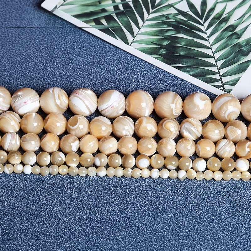 Natural horseshoe snail shell beads scattered beads diy jewelry accessories