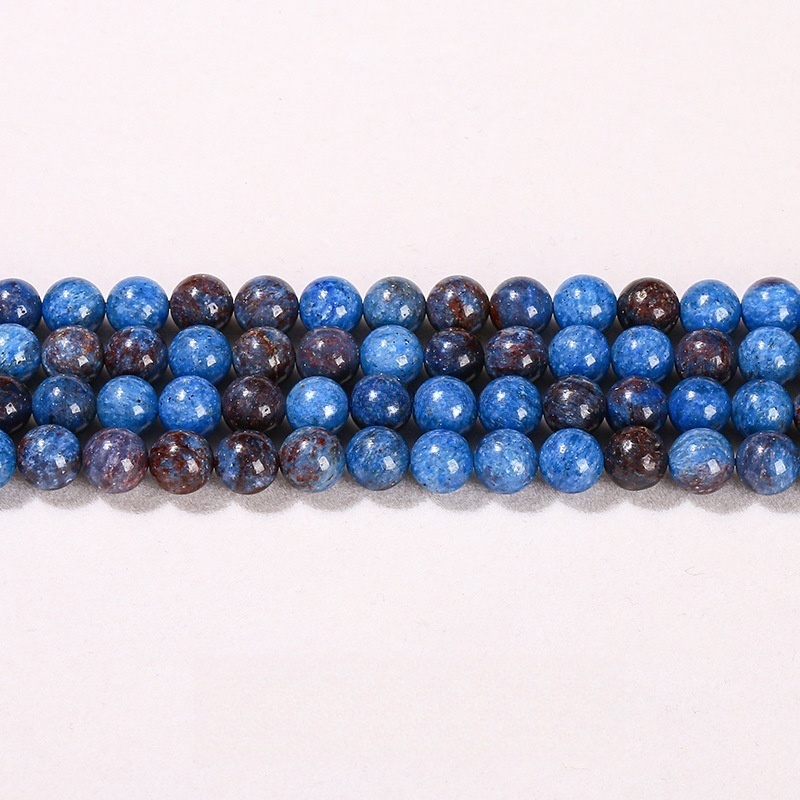 Natural blue colored stone loose beads DIY jewelry accessories