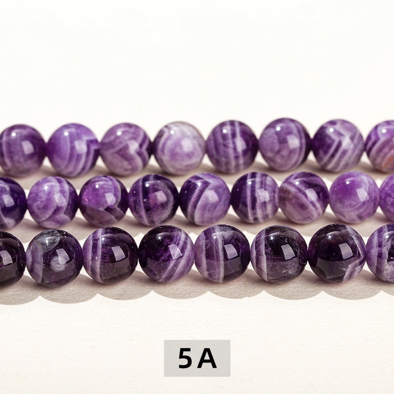 Natural dreamy amethyst round beads diy jewelry accessories