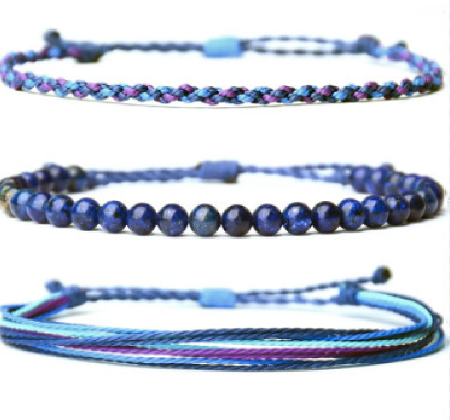 Bohemian Hand-woven Twist Knot Three-piece Set