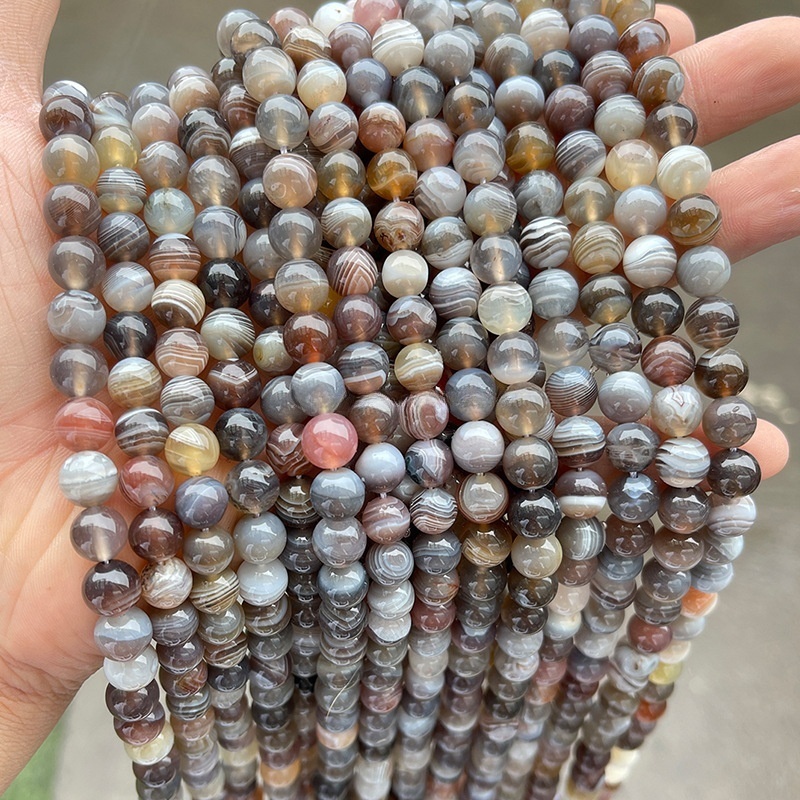 Natural Persian Gulf agate loose beads suitable for DIY