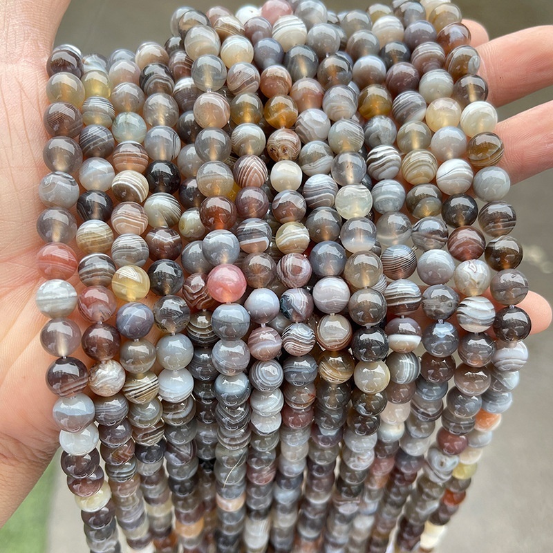 Natural Persian Gulf agate loose beads suitable for DIY