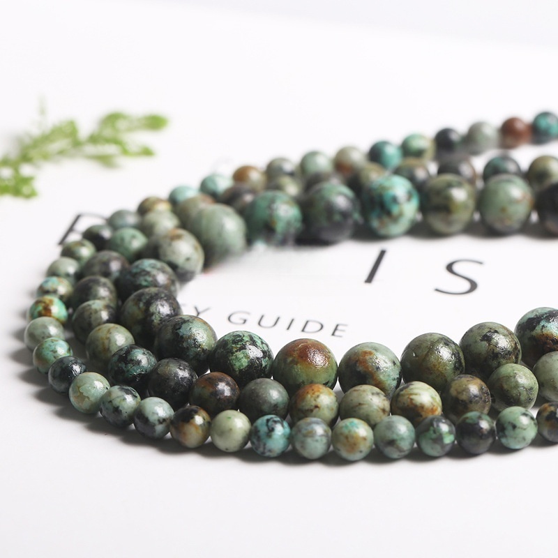 Natural African turquoise loose beads accessories suitable for DIY