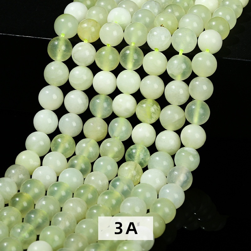 Natural new mountain jade round beads loose beads suitable for DIY