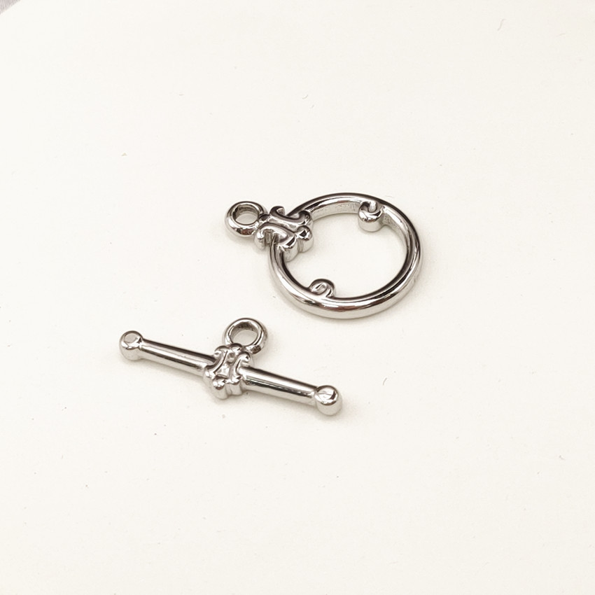 DIY jewelry accessories stainless steel new OT buckle irregular bracelet necklace buckle