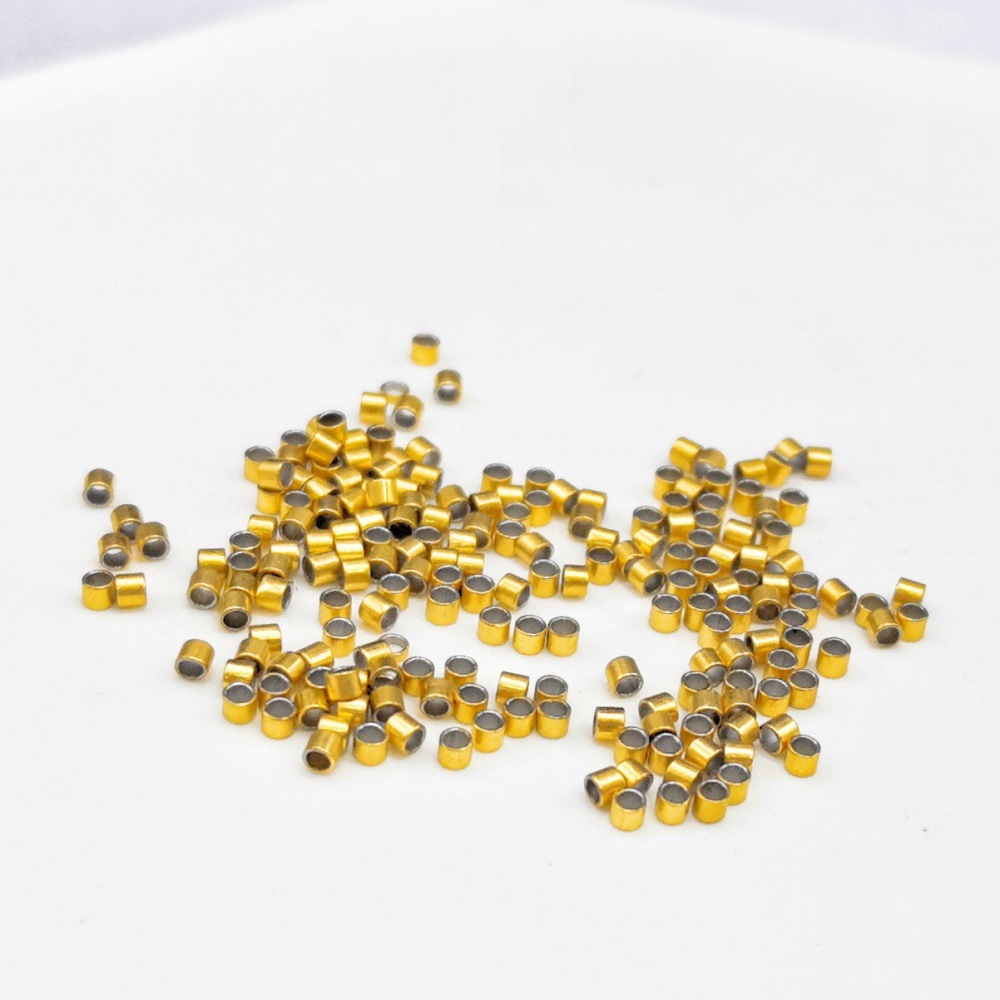 Stainless steel positioning tube can clamp flat vacuum electric 18K gold DIY jewelry accessories