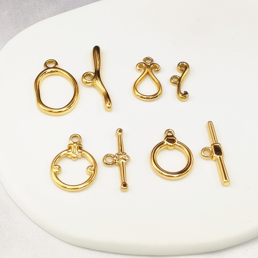 DIY jewelry accessories stainless steel new OT buckle irregular bracelet necklace buckle