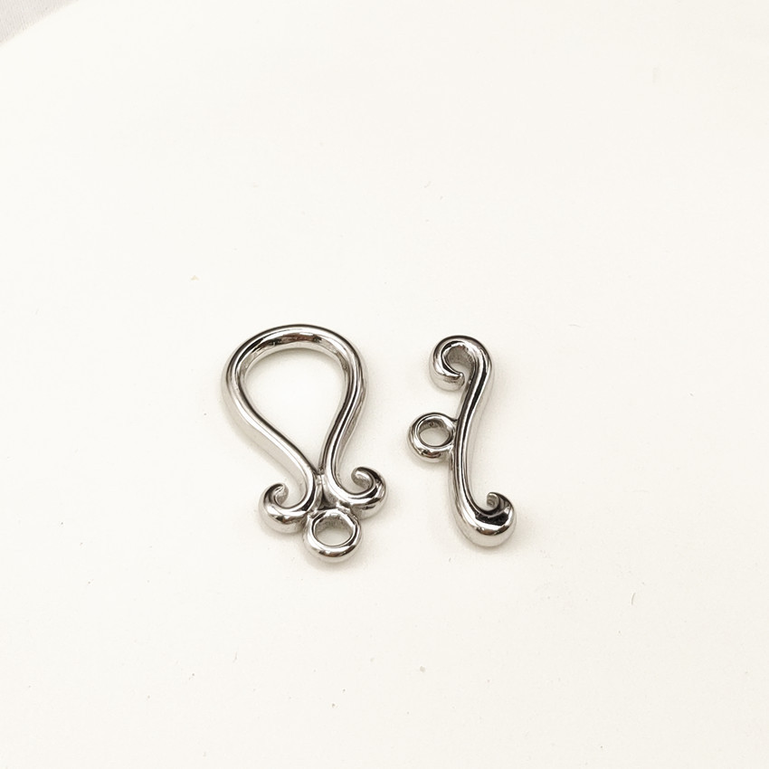 DIY jewelry accessories stainless steel new OT buckle irregular bracelet necklace buckle