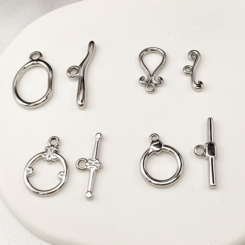 DIY jewelry accessories stainless steel new OT buckle irregular bracelet necklace buckle